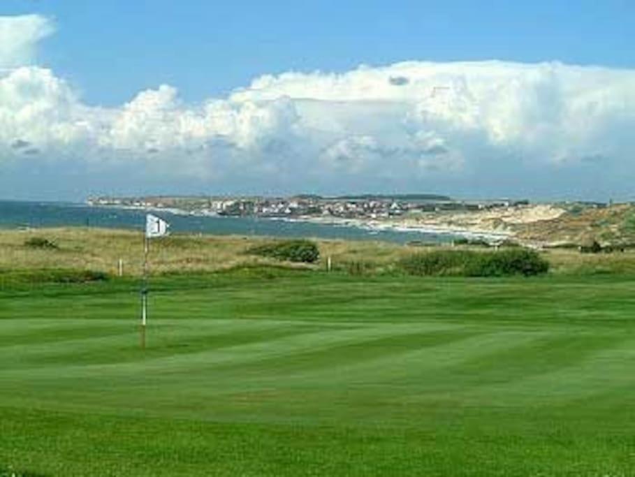 Vue Sur Mer, Dunes Et Golf Lägenhet Wimereux Exteriör bild